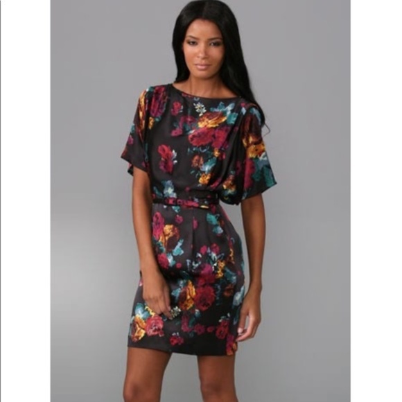 Catherine Malandrino Dresses & Skirts - 🌟 Catherine Malandrino Floral Belted Dress, Size 2